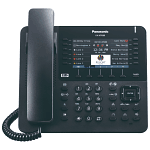 Panasonic KX-NT680 B | Manažérský IP systémový telefon pro ůstředny Panasonic | Barevný displej, Bluetooth, 2 porty GLAN, 4x12 tlačítek programovatelných