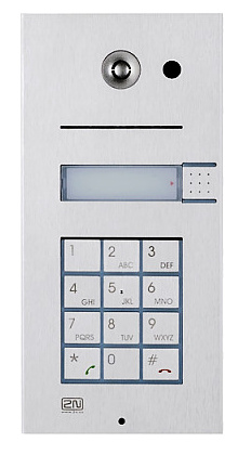 Interkom 2N 9137111CKU VARIO je vhodný pro instalaci na stěnu a s podomítkovou instalační krabicí dosáhnete naprosto čistého vzhledu. Dveřní komunikátor 2N 9137111CKU svým elegantním designem zvedá úroveň vstupu do objektu.