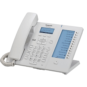 IP telefon Panasonic KX-HDV230-NE je kvalitní a spolehlivý IP telefonem s programovatelnými klávesami.