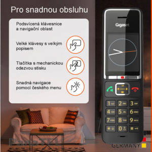 Gigaset Comfort 550 Bezdrátový telefon pevná linka
