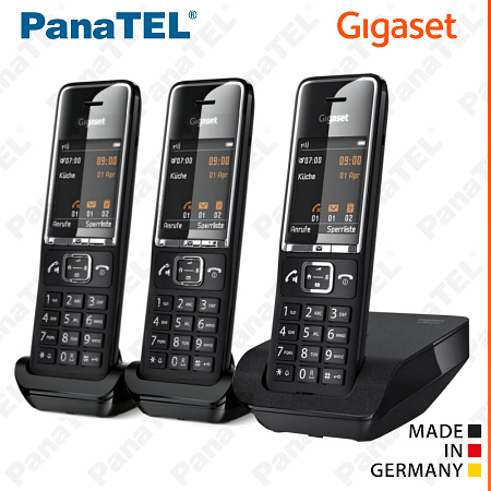 Bezdrátový telefon Gigaset AS405 TRIO Černá - bazar