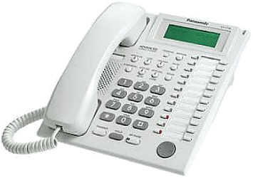 Komfortní systémový telefon KX-T7735CE pro analogové telefonní ústředny Panasonic.